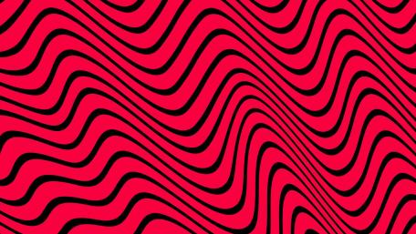 Hypnotic Red and Black Waves wallpaper