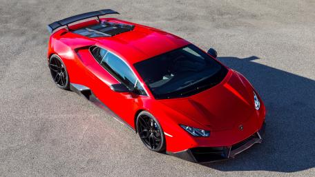 Lamborghini Huracan in Vivid Red Glory wallpaper