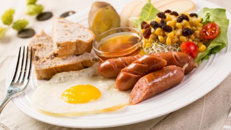 Satisfying Breakfast Plate Wallpaper wallpaper