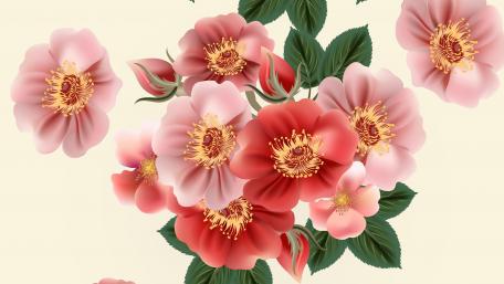 Blooming Floral Elegance for Your Space wallpaper