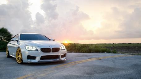 Stunning BMW at Sunset Perspective wallpaper