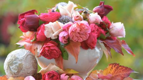 Vibrant Flower Bouquet in 4K Detail wallpaper