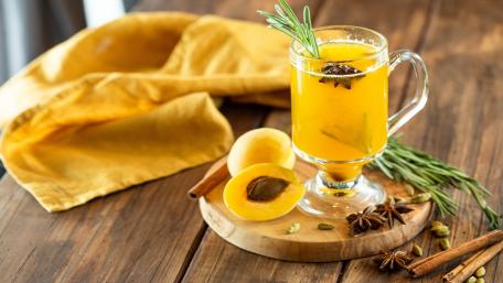 Refreshing Beverage with Fresh Ingredients and Spices wallpaper