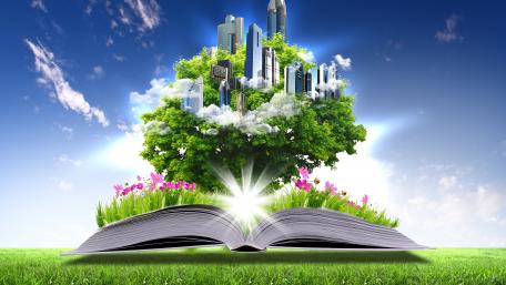 Fantasy World of Imagination and Nature wallpaper
