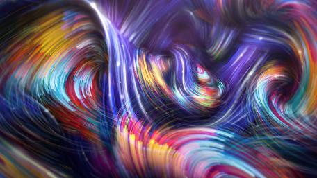 Vibrant Whirlwind of Colors wallpaper