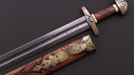 Ancient Military Sword in 4K Detail wallpaper