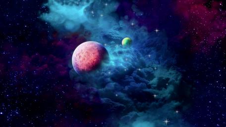 Clorful universe wallpaper