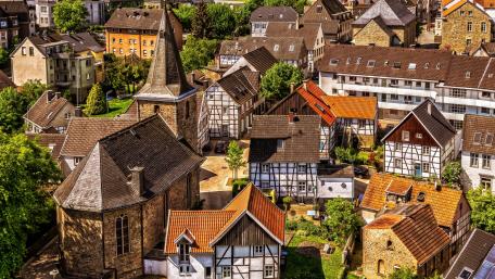 German town wallpaper