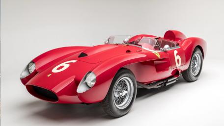 Classic Ferrari 250 Testa Rossa in Stunning Red Finish wallpaper