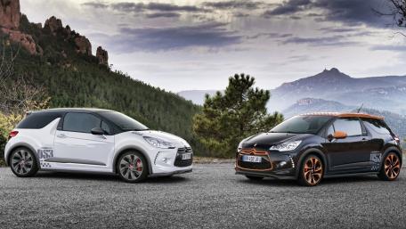 Stylish Citroën DS3 Duo in Scenic Landscape wallpaper
