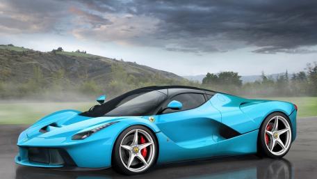Dreamy Blue Ferrari LaFerrari Wallpaper wallpaper