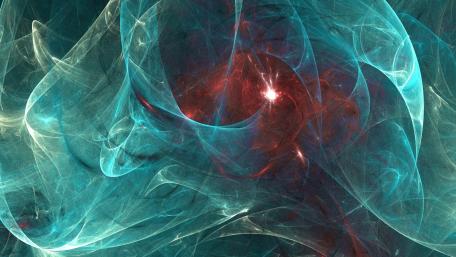Ethereal Swirls of Colorful Light wallpaper