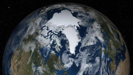 Earth's Northern Hemisphere wallpaper