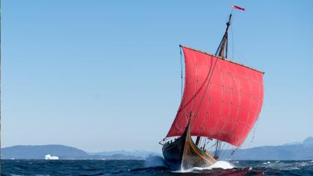Majestic Sailing Ship in 4K Resolution wallpaper