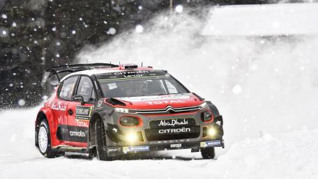 Snowy Rally Adventure with Citroën Racing Team wallpaper