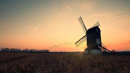Pitstone Windmill wallpaper