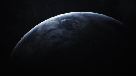 Ethereal Earth from Space wallpaper
