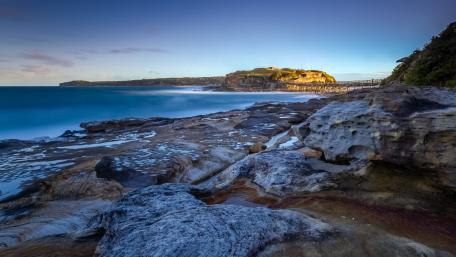 Serene Coastal Bliss in 4K Quality wallpaper