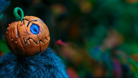 Haunting Pumpkin Delight wallpaper