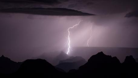 Electrifying Purple Sky wallpaper