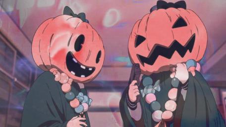 Spooky pumpkins wallpaper