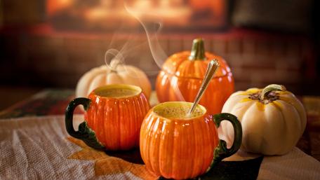 Pumpkin Spice Season Warms Up wallpaper
