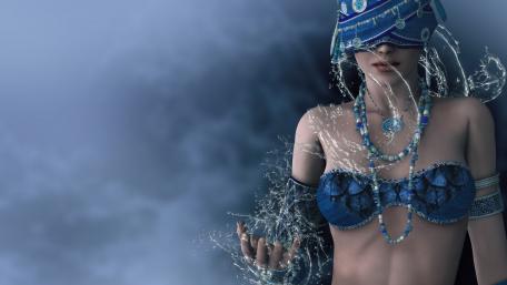 Sexy fantasy woman wallpaper