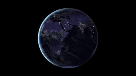 Black Marble 2016: Africa, Middle East & India wallpaper