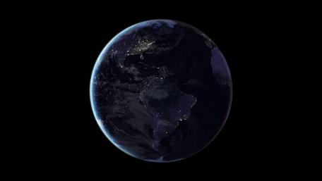 Black Marble 2016: South America wallpaper