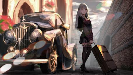 Journey Begins with a Vintage Twist wallpaper