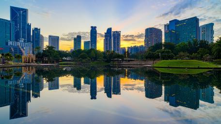 KLCC Park in Kuala Lumpur wallpaper