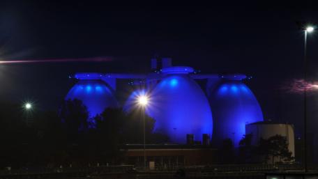 Digestion towers Bottrop wallpaper