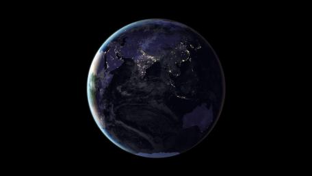 Black Marble 2016: Australia, India & East Asia wallpaper