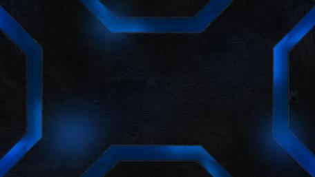 Neon Blue Abstract Symmetry Design wallpaper
