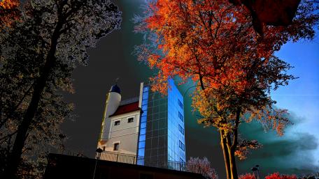 Water tower wallpaper