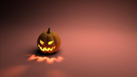 Eerie Glow of Halloween Night Magic wallpaper