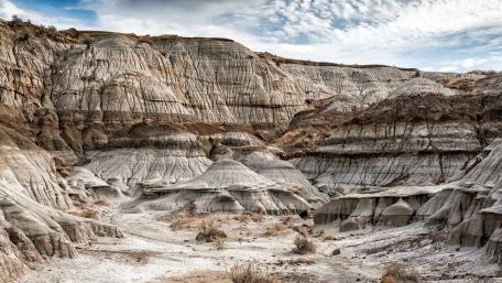 Majestic Badlands Rock Formation in 4K Quality wallpaper
