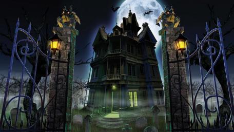 Mystical Night at the Haunted Mansion wallpaper