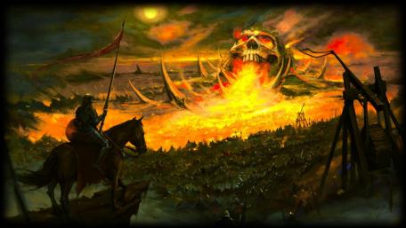 Lake of Fire wallpaper
