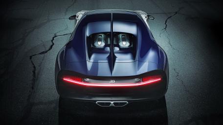 Bugatti Chiron Sport rear view wallpaper