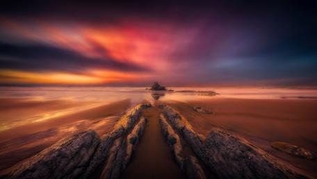Colorful sunset wallpaper