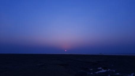 Sunset at North pole wallpaper