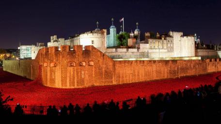London Wall and Tower of London wallpaper