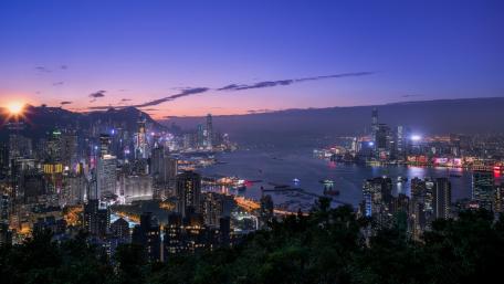 Red Incense Burner Summit, Hong Kong wallpaper