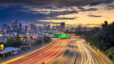 Auckland highway wallpaper