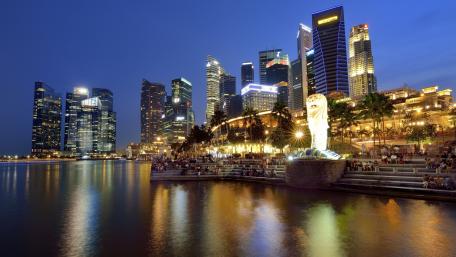 Merlion Park, Singapore wallpaper