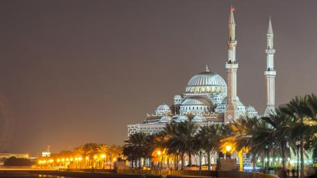 Al Noor Mosque, Sharjah wallpaper
