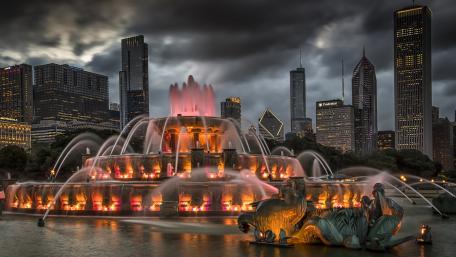 Buckingham Fountain wallpaper
