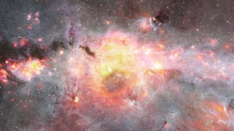 Cosmic Beauty of Nebulae and Stars wallpaper