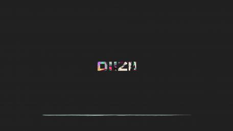 Vibrant Anime Text on Black wallpaper